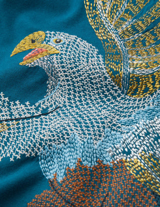 Mini Boden Superstitch T-shirt in Balthic Hippogriff