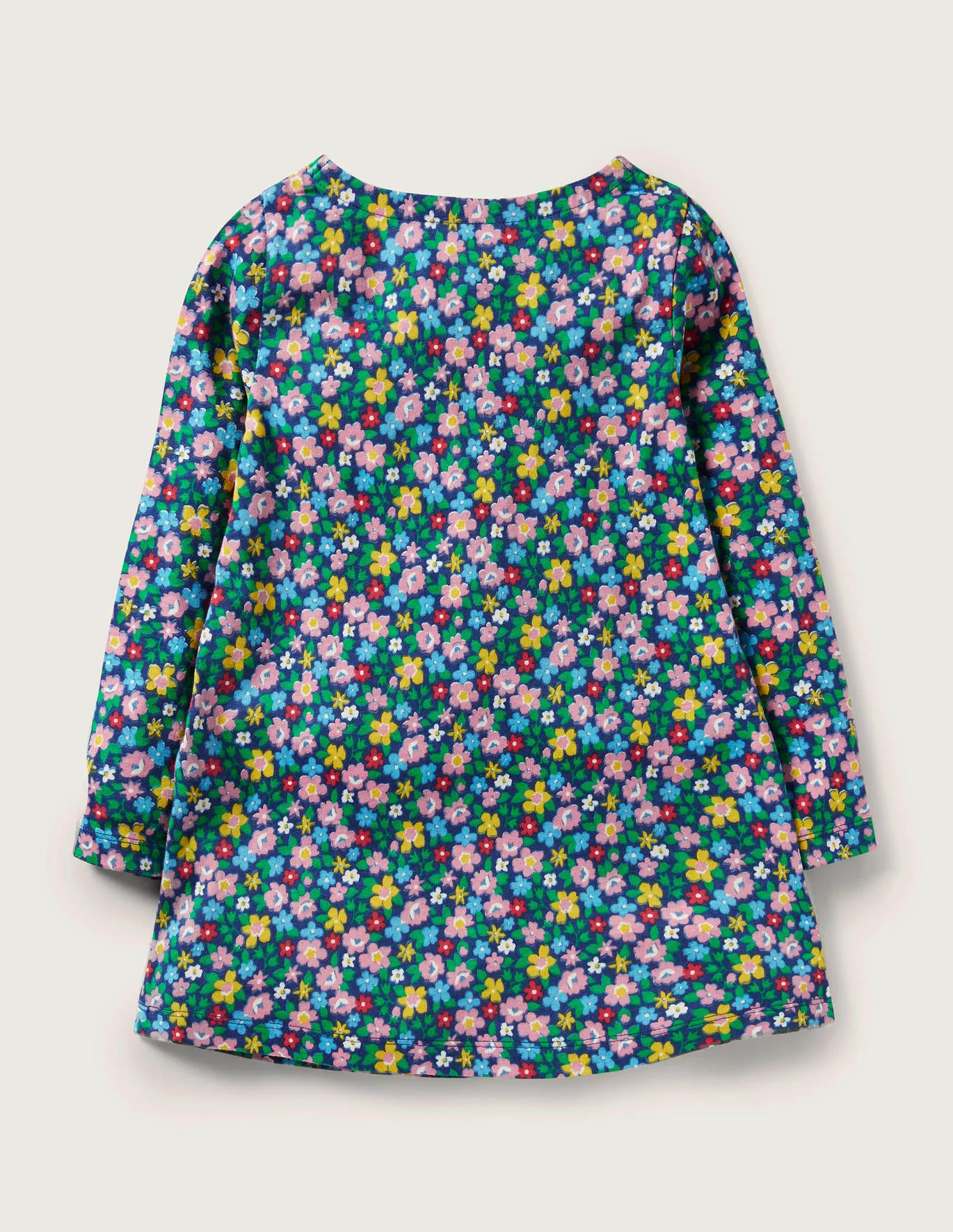 Mini Boden Girl's Hotchpotch Tiered Coral Reef Print Jersey Dress in M –  Uniq Kids Wear