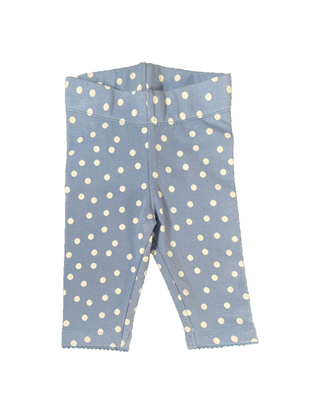 Baby Boden Essential 3 Pack Leggings Set in Pink Jungle, Blue Spot