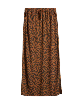 Women's Jorja Jersey Cotton Maxi Skirt in Brown