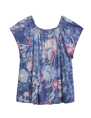 Women's Lolita Jersey Top in Blue