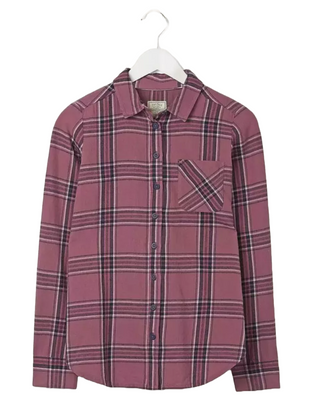 Women’s Olivia Check Shirt in Purple Multi Checks (IMPERFECT)