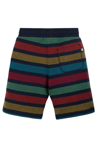 Frugi Boy's Morvah Shorts in Rainbow Stripe