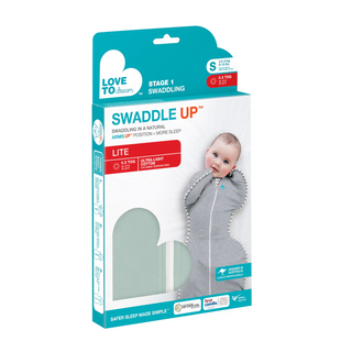 Love To Dream Swaddle Up Lite, 0.2 Tog (3.5-6kg) Olive Green