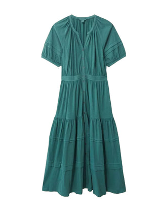 Women's Hallie Jersey Midi Dress in Mid Teal