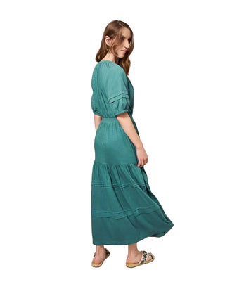 Women's Hallie Jersey Midi Dress in Mid Teal