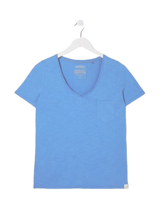 Women's Organic Cotton T-Shirt in Mid Blue (IMPERFECT)