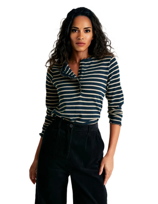 Joules Striped Long Sleeve Top 