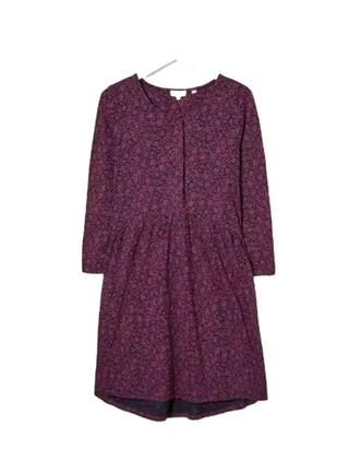 Women's Nina Berry Floral Jersey Dress in Plum (IMPERFECT)