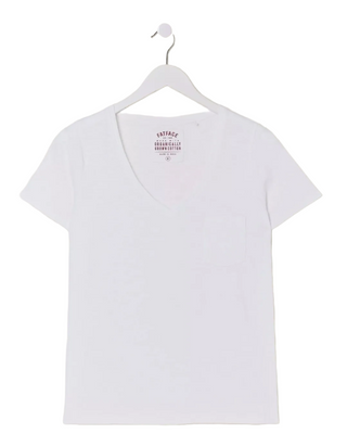 Women's Organic Cotton T-Shirt in Brill White (IMPERFECT)