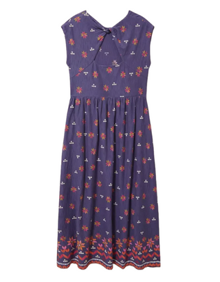 Women's Addison Cotton Dress in Lilac Multi (IMPERFECT)