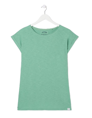 Women's Organic Cotton Ivy T-Shirt in Sage Green (IMPERFECT)