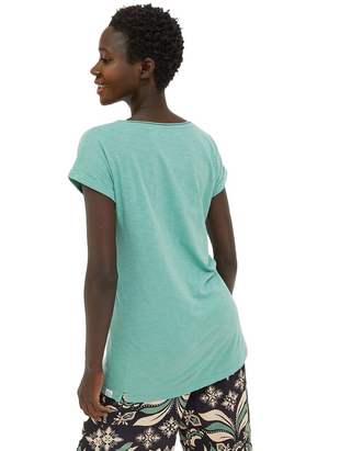 Women's Organic Cotton Ivy T-Shirt in Sage Green (IMPERFECT)