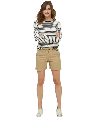 Women's Dorset Chino Shorts in Natural Stone