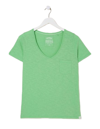 Women's Organic Cotton T-Shirt in Bright Green (IMPERFECT)