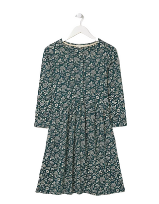 Women's Nina Prairie Jersey Dress in Teal Green