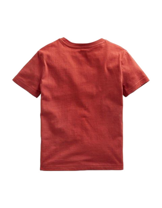 Mini Boden Kids Lion Superstitch T-Shirt in Butterscotch Brown