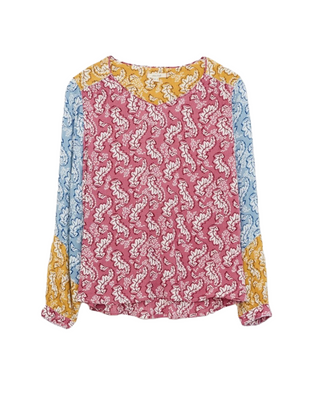 Women's Rosewood Top in Pink Multi Floral