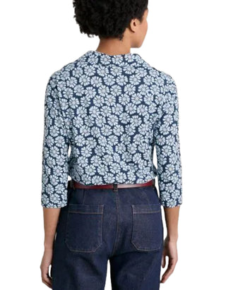 Women's Wavecrest Jersey Shirt in Blue Daisy Maritime Hook