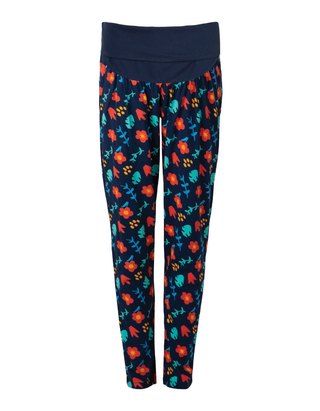 Women's Parsnip Hareem Trousers in Indigo Floral