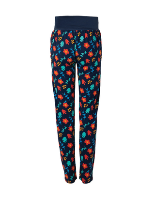 Women's Parsnip Hareem Trousers in Indigo Floral