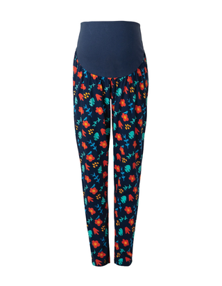 Women's Parsnip Hareem Trousers in Indigo Floral