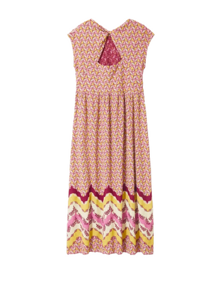 Women's Addison Cotton Dress in Plum Multi