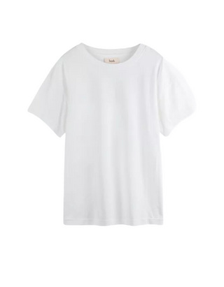 Women's Bria Boxy Crew Neck Casual Comfy T-Shirt in White