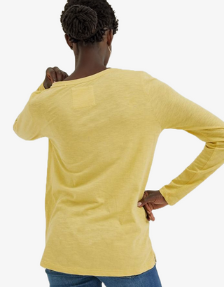 Women's Cotton Persia T-Shirt in Yellow (IMPERFECT)