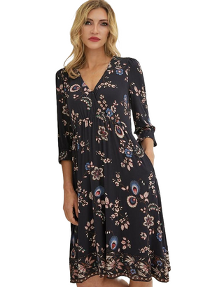 Lynnie Floral Jersey Dress