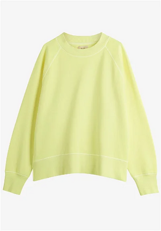 Women's Ada Side Zip Sweatshirt in Washed Neon (Imperfect)