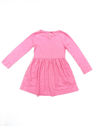 Mini Boden Girl's Rabbit Robin Applique Dress in Pink (Slightly Defect)