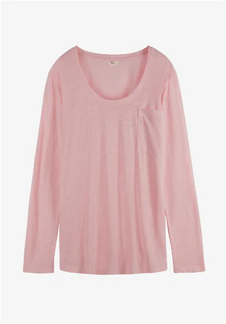 Women's Marazion Scoop Relaxed Tee in Pink