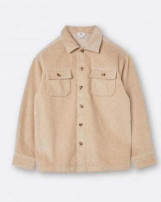 River Island Boy's Corduroy Shirt In Beige (SLIGHTLY DEFECT)