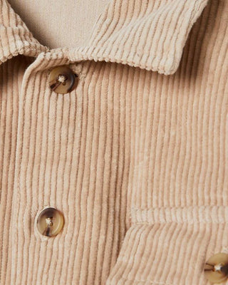 River Island Boy's Corduroy Shirt In Beige (SLIGHTLY DEFECT)