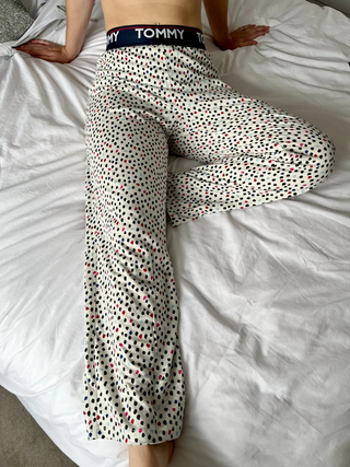 Women's 100% Cotton Pyjama Pants In Mosaic Spots Multi