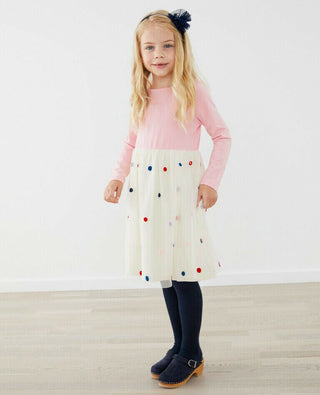 Girl's Sprinkle Soft Tulle Dress in Pink (Slightly Defect)