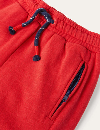 Mini Boden Boy's Warrior Knee Sweatpant in Fire Red