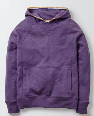 JohnnieB by Mini Boden Boys' Solid Hoodie in Purple