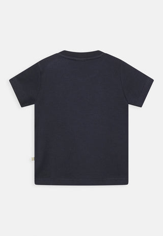 Frugi Carsen Applique T-shirt in Indigo/Skateboards