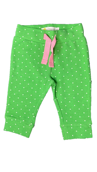 Baby Boden Essential 3 Pack Leggings Set in Gree Polka Dot, Pink Jungle, Yellow Stripe