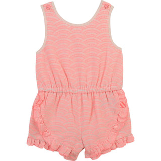 Billieblush Frilled Detail Playsuit in Pink