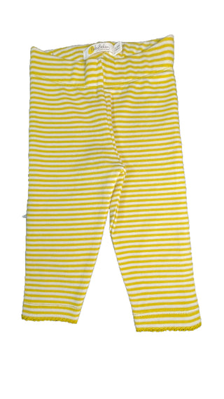 Baby Boden Essential 3 Pack Leggings Set in Gree Polka Dot, Pink Jungle, Yellow Stripe