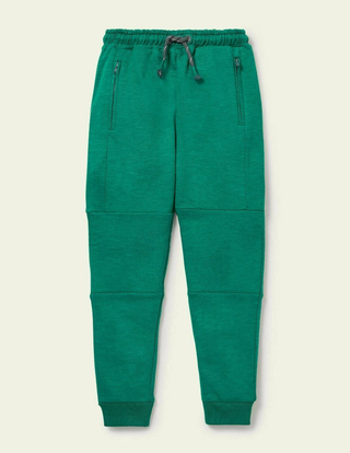 Mini Boden Boy's Full Length Warrior Knee Joggers in Teal green