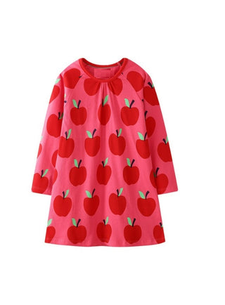 Mini Boden Girl's Printed Tunic in Red Apple (Slightly Defect)