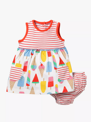 Baby Boden Nostalgic Dress Set in Multi Ice cream