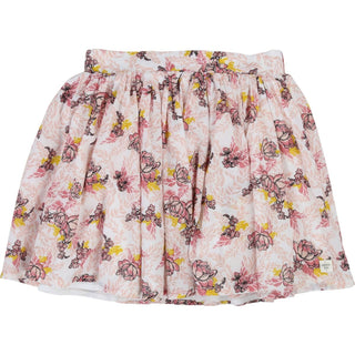 Carrement Beau Girl's Floral Skirt in Pink